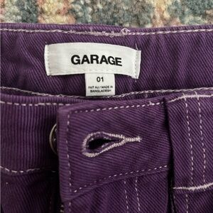 Garage purple denim jeans
